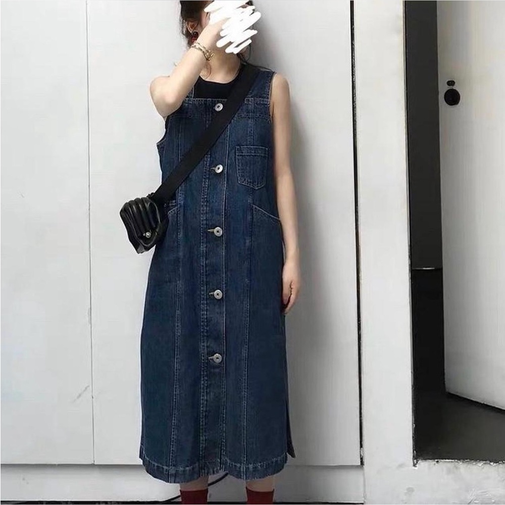 Denim Sleeveless Dress